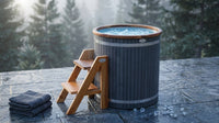 Cold Therapy 1 Person Ice Bath 118 Gallon Cold Plunge 37.5" X 33.25" — Lifestyle