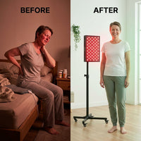 Red Light Therapy Device with Stand - Moving Pro Series Professional Edition — Before & After
