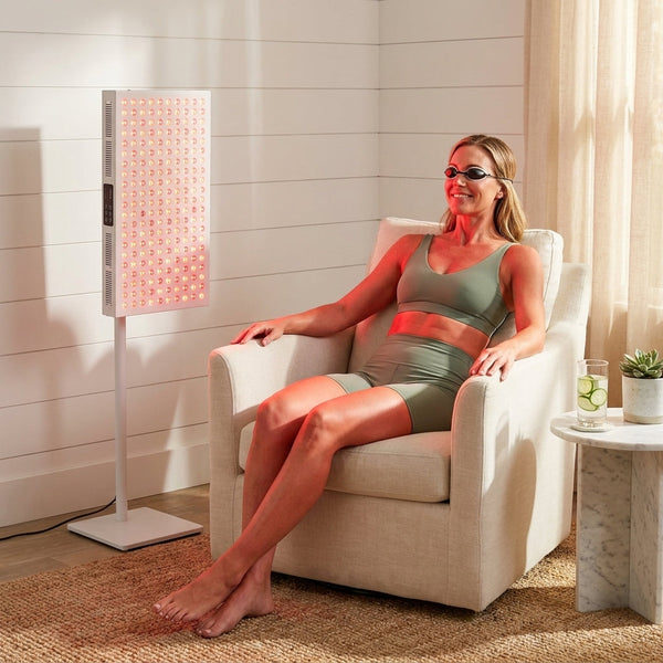 Red Light Therapy Panel, 4 Wavelengths Full Body Infrared Light Therapy, 300 Elite Grade Dual Chip Leds, FSA-HSA Red Light Device at Home, Ideal for Body, Face. 500W. Modular Design.